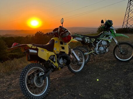 1996 Suzuki TS 125, жёлтый, 190000 рублей, вид 3