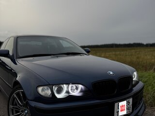 2002 BMW 3 серии 320i IV (E46) Рестайлинг, синий, 1530000 рублей, вид 3