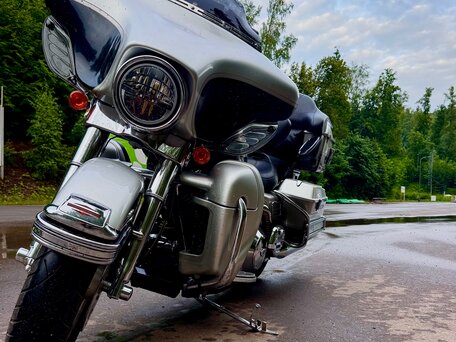 2003 Harley-Davidson Electra Glide, серебристый, 710000 рублей, вид 2