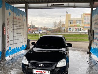 2008 Lada (ВАЗ) Priora I, чёрный, 220000 рублей, вид 2