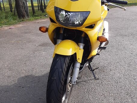 2001 Honda VTR 1000, жёлтый, 320000 рублей, вид 3