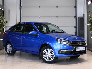 2019 Lada (ВАЗ) Granta I Рестайлинг, синий, 595000 рублей, вид 1