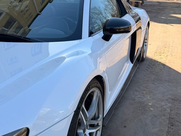 2008 Audi R8 V8 I (Typ 42), чёрный - вид 3