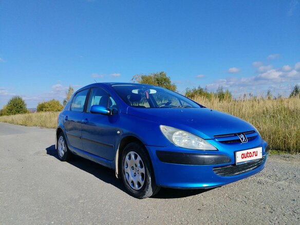 2003 Peugeot 307 I, синий, 340000 рублей - вид 5
