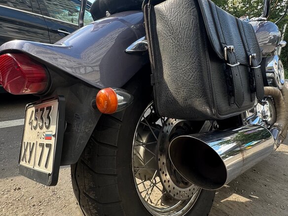 2005 Yamaha XVS1100, серый, 504900 рублей - вид 12