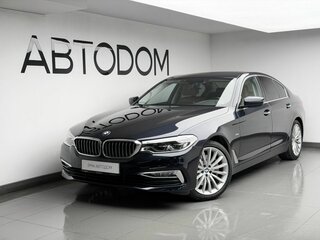 2018 BMW 5 серии 530i xDrive VII (G30/G31/G38), синий, 3499000 рублей, вид 1