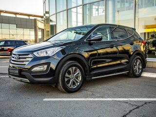 2012 Hyundai Santa Fe III, чёрный, 1600000 рублей, вид 3