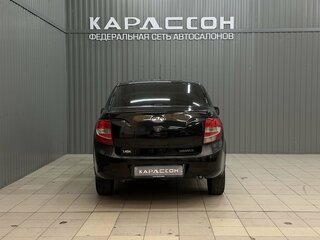 2013 Lada (ВАЗ) Granta I, чёрный, 448000 рублей, вид 4