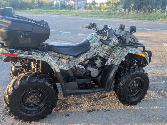 2008 BRP Can-Am Outlander Max XT-P 650T, зелёный, 570000 рублей - вид 9