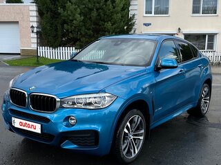 2018 BMW X6 30d II (F16), голубой, 5450000 рублей, вид 1