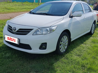 2012 Toyota Corolla X (E140, E150) Рестайлинг, белый, 1070000 рублей, вид 1