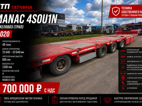 2020 Manac 4S0U1N, красный, 5750000 рублей, вид 1