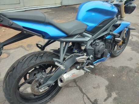 2013 Triumph Street Triple, синий, 680000 рублей, вид 4