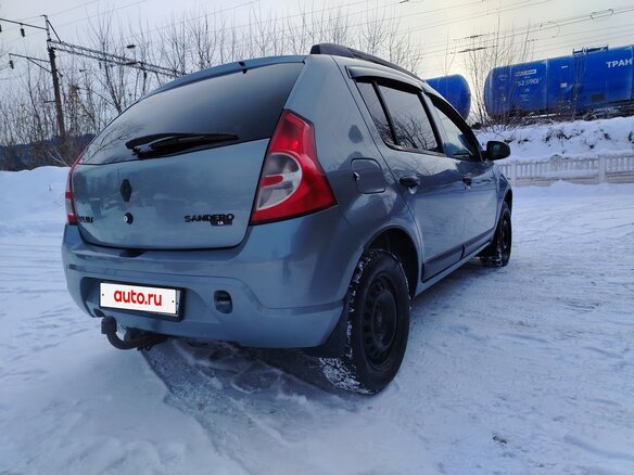 2011 Renault Sandero I, синий, 495000 рублей - вид 12