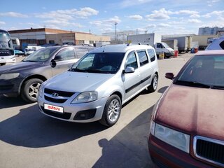 2015 Lada (ВАЗ) Largus I, серебристый, 799990 рублей, вид 1