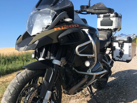 2014 BMW R 1200 GS Adventure, зелёный, 1000000 рублей, вид 1