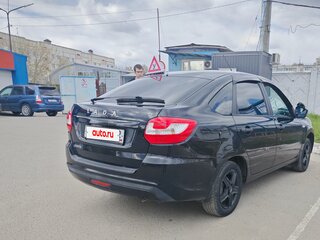 2019 Lada (ВАЗ) Granta I Рестайлинг, чёрный, 565000 рублей, вид 4