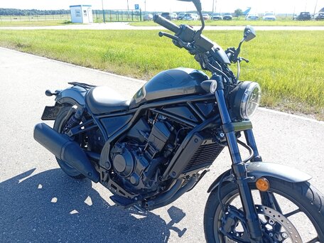 2024 Honda CMX 1100 Rebel, чёрный, 802069 рублей, вид 2