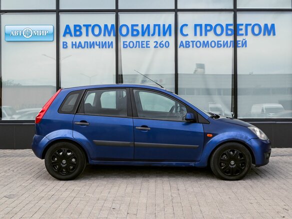 2007 Ford Fiesta Mk5, синий - вид 5