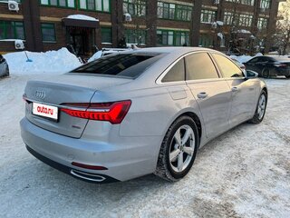 2022 Audi A6 45 TFSI V (C8), серебристый, 4700000 рублей, вид 4