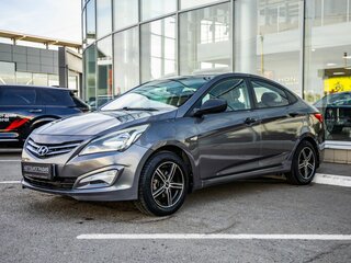 2016 Hyundai Solaris I Рестайлинг, серый, 748000 рублей, вид 3