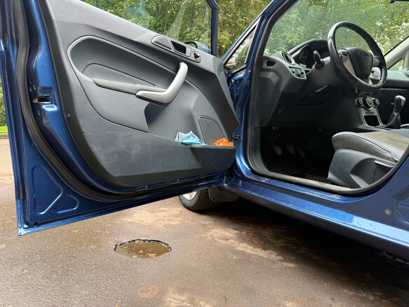 2008 Ford Fiesta Mk6, синий - вид 20