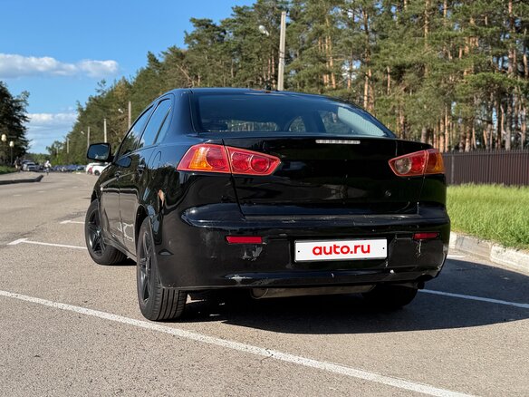 2008 Mitsubishi Lancer X, чёрный, 380000 рублей - вид 7