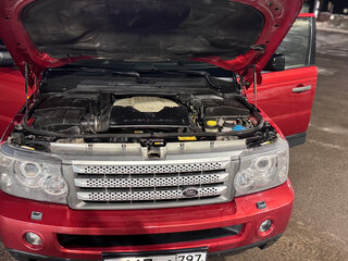 2007 Land Rover Range Rover Sport Supercharged I, красный, 1300000 рублей, вид 2