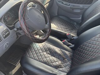 2008 Hyundai Accent ТагАЗ II, красный, 405000 рублей, вид 5
