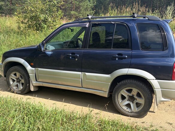 2001 Suzuki Escudo II, синий, 585000 рублей - вид 3
