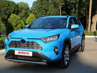 2021 Toyota RAV4 V (XA50), голубой, 3800000 рублей, вид 5