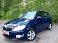 2012 Skoda Fabia II Рестайлинг, синий, 495000 рублей