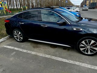 2017 Kia Optima IV, синий, 1750000 рублей, вид 4