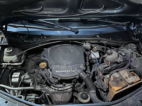 2010 Renault Logan I Рестайлинг, синий, 380000 рублей - вид 14