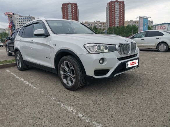 2014 BMW X3 20i xDrive II (F25) Рестайлинг, белый, 2800000 рублей - вид 2