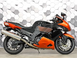 2009 Kawasaki ZZR 1400, оранжевый, 679000 рублей, вид 3