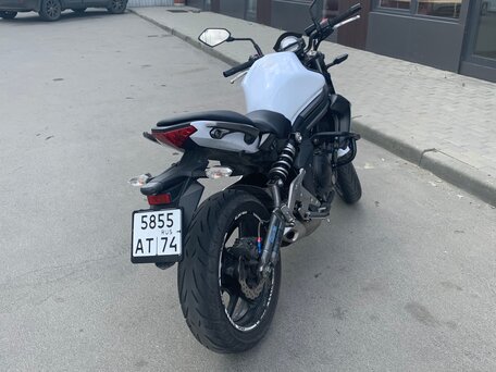 2012 Kawasaki ER-6N, белый, 490000 рублей, вид 5
