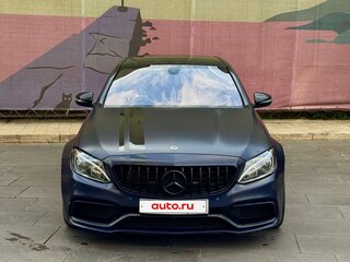 2018 Mercedes-Benz C-Класс AMG 43 AMG IV (W205), синий, 3900000 рублей, вид 2