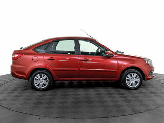 2019 Lada (ВАЗ) Granta I Рестайлинг, красный, 600000 рублей, вид 4