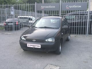 2013 Lada (ВАЗ) Kalina I, чёрный, 155000 рублей, вид 3