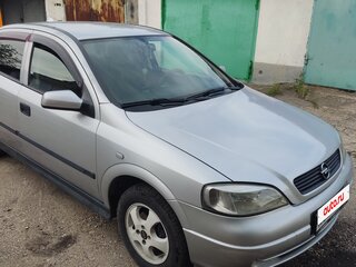 2001 Opel Astra G, серебристый, 370000 рублей, вид 1