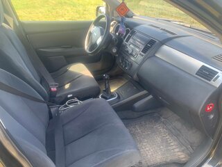 2007 Nissan Tiida I, чёрный, 425000 рублей, вид 5