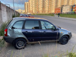 2009 Lada (ВАЗ) Kalina I, серый, 210000 рублей, вид 4