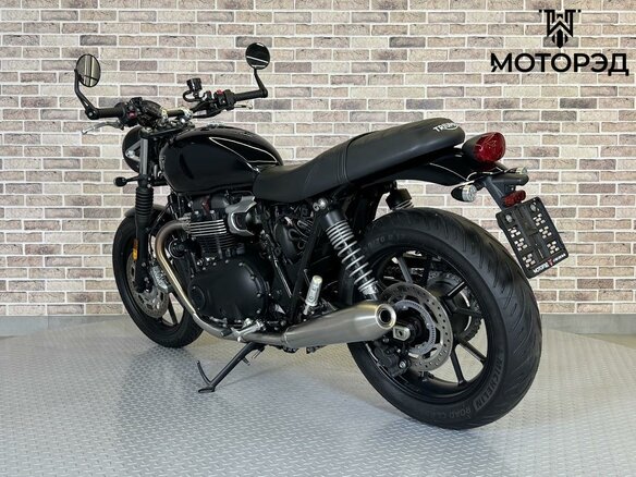 2023 Triumph Speed Twin, чёрный, 1385000 рублей - вид 7