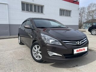 2016 Hyundai Solaris I Рестайлинг, коричневый, 1150000 рублей, вид 3