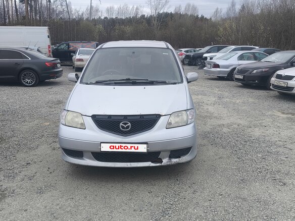 2003 Mazda MPV II (LW), серебристый, 300000 рублей