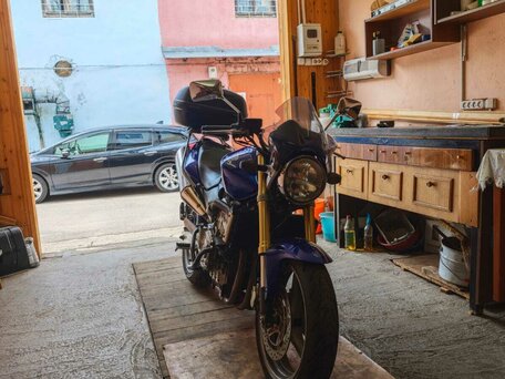 2006 Honda CB 600F Hornet, синий, 510000 рублей, вид 2