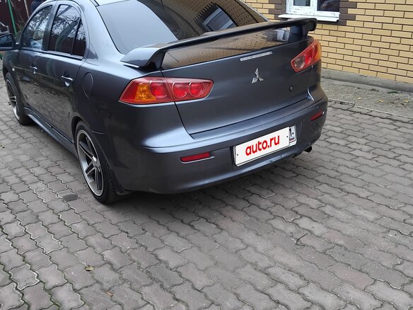 2008 Mitsubishi Lancer X, серый, 600000 рублей - вид 6