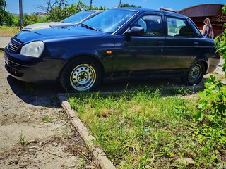 2007 Lada (ВАЗ) Priora I, чёрный, 284000 рублей, вид 3