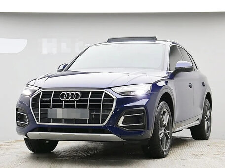 2022 Audi Q5 40 TDI II (FY) Рестайлинг, синий, 4414000 рублей, вид 2